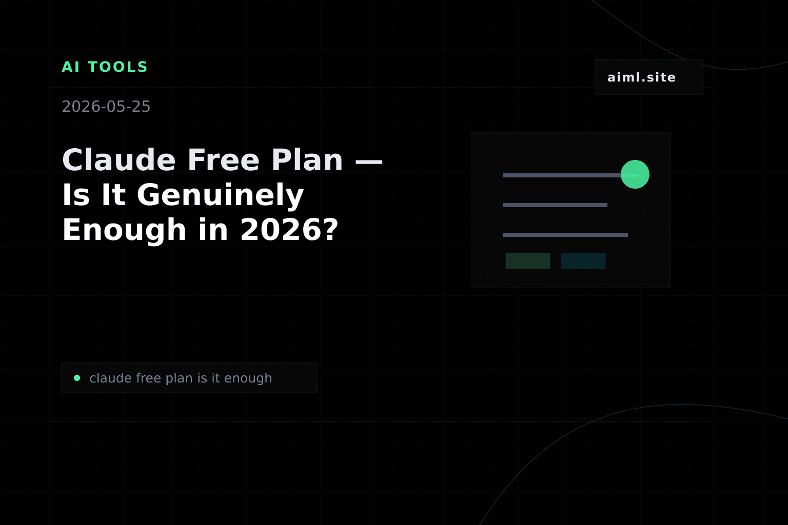 Claude Free Plan — Is It Genuinely Enough in 2026?