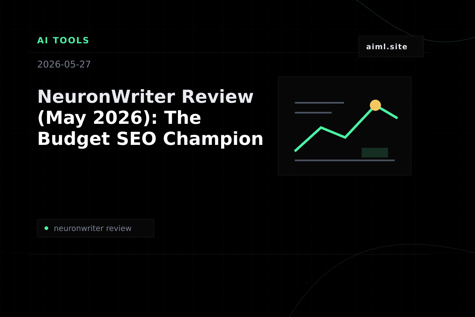 NeuronWriter Review (May 2026): The Budget SEO Champion