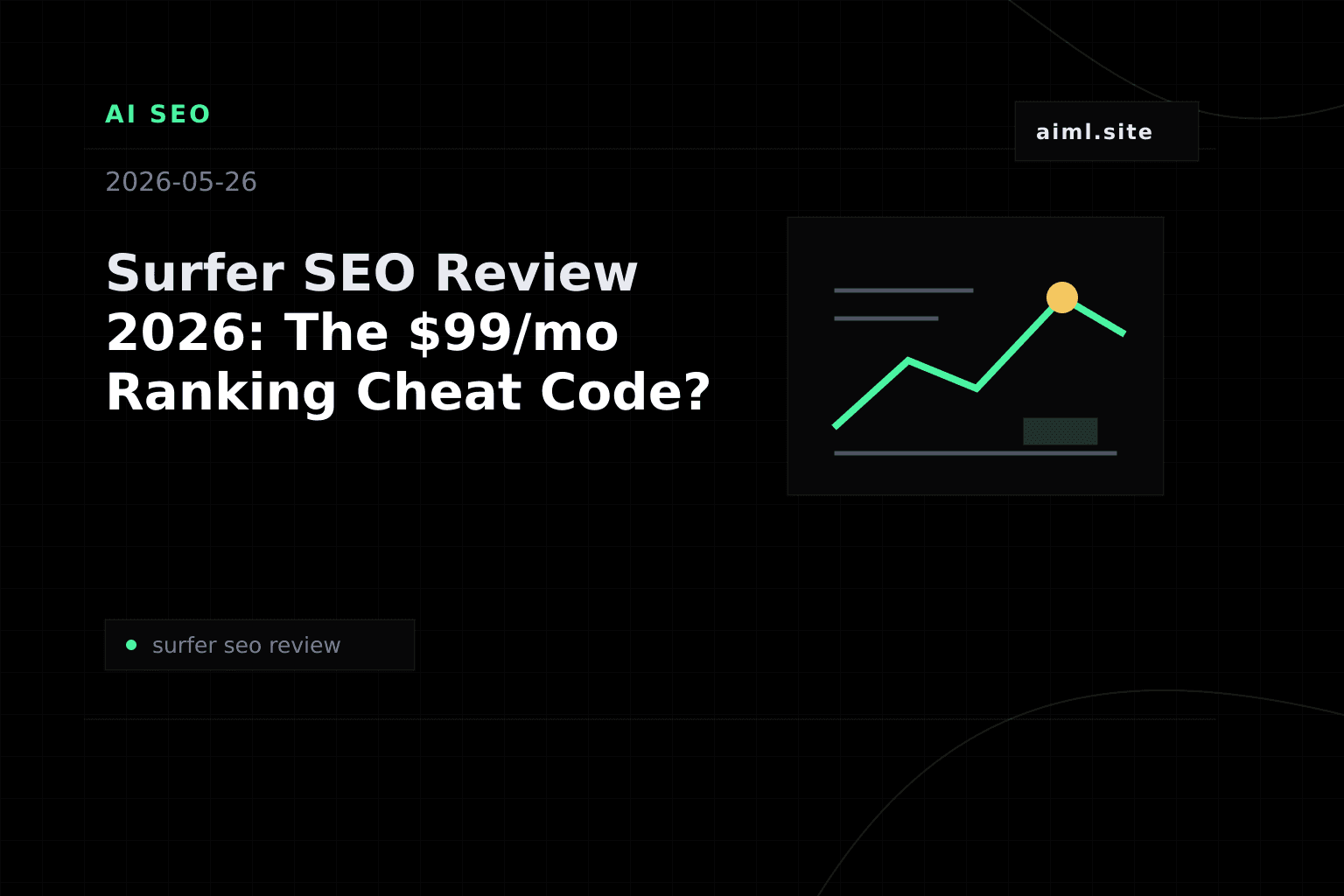 Surfer SEO Review 2026: The $99/mo Ranking Cheat Code?